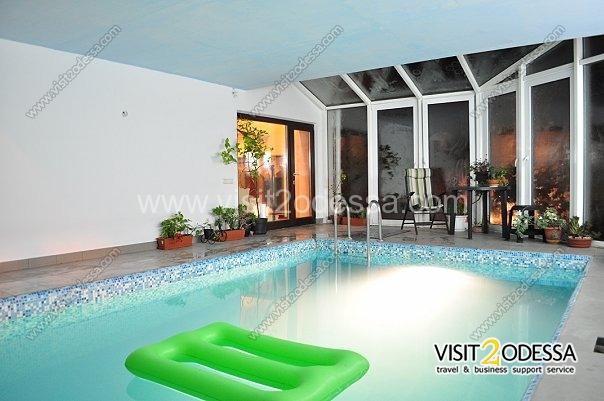 The pool with heating 3 bedroom Luxury Villa Odessa near Arcadia Villa house in Arcadia Odessa, indoors - the pool.