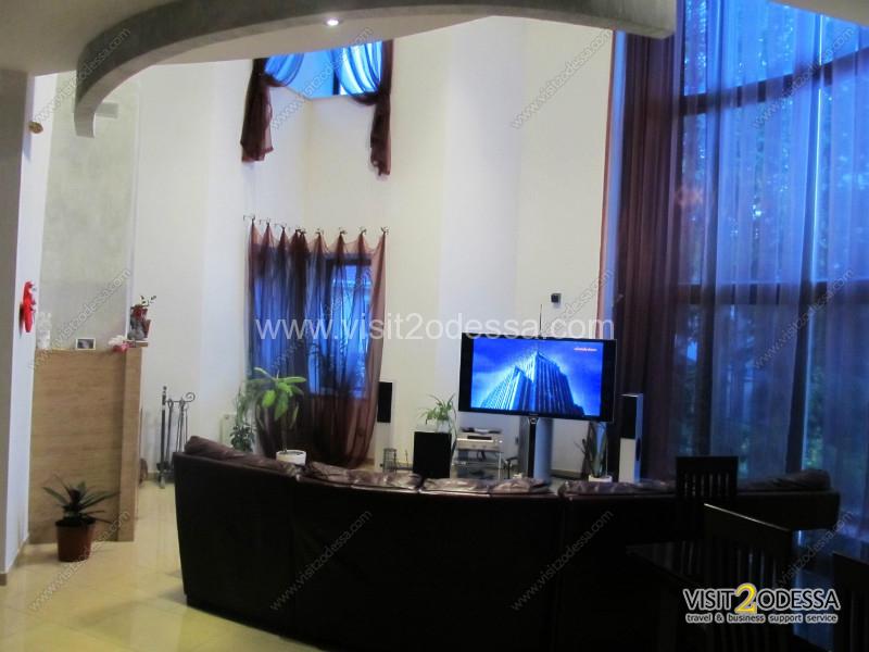 Arcadia Odessa Villa House with the panoramic windows, new furniture and the plasma TV. Villa house in Odessa, with all necessary, for pleasant rest.